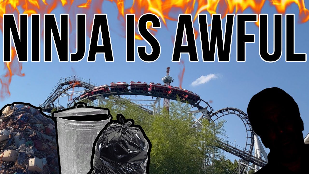 Ninja — это УЖАСНО! — Обзор аттракциона Ninja в Six Flags St. Louis.