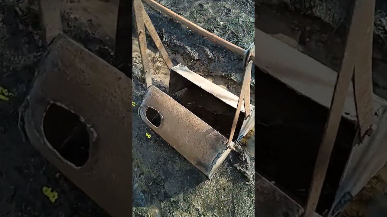 Простой самодельный грейферный экскаватор. ч1