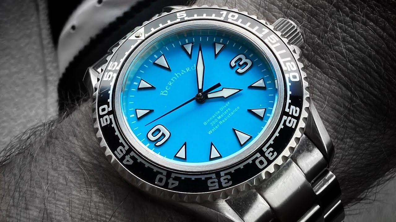 Bernhardt Watch Company Cool Blue Binnacle Diver