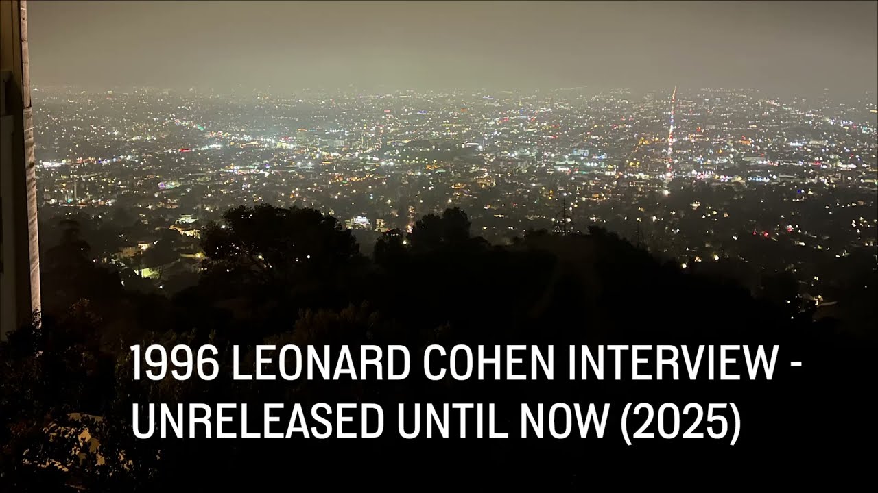 New LEONARD COHEN INTERVIEW from 1996, unreleased till now (2025)