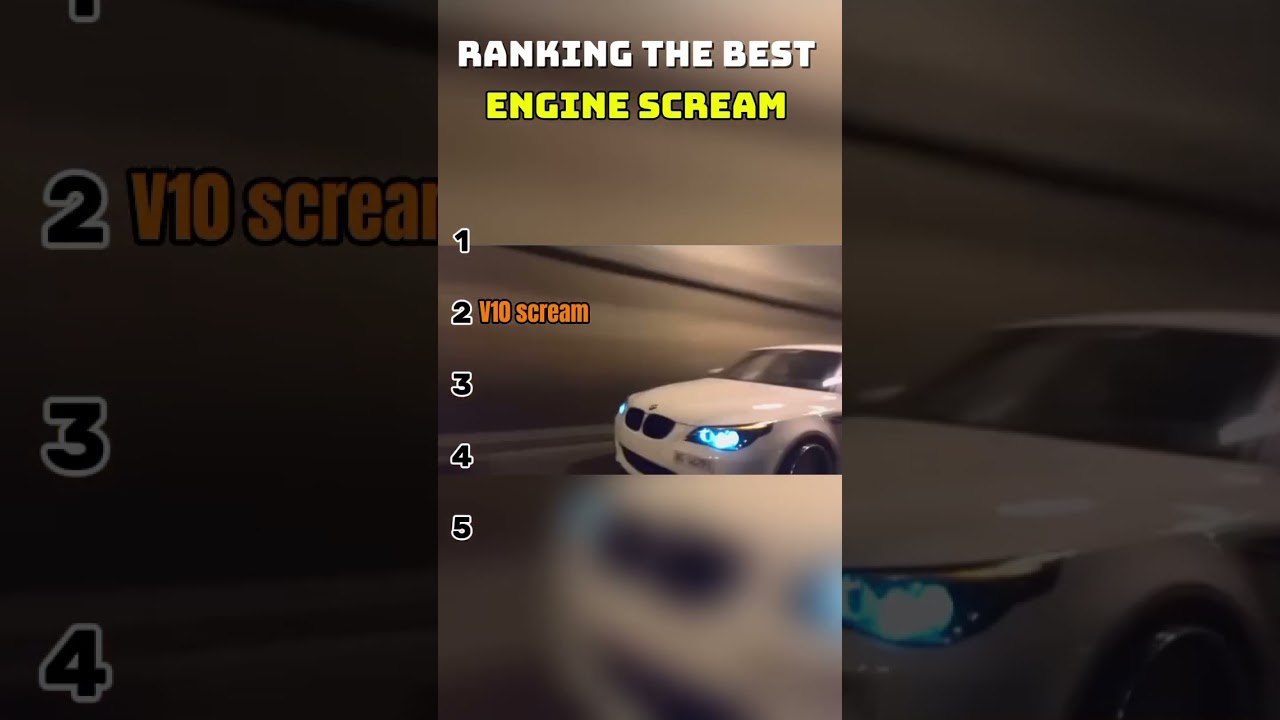 ⬆️Ranking the best engine scream🔊 #carvibe #automobile #v8 #lamborghinni #lamborghiniaventador #cars