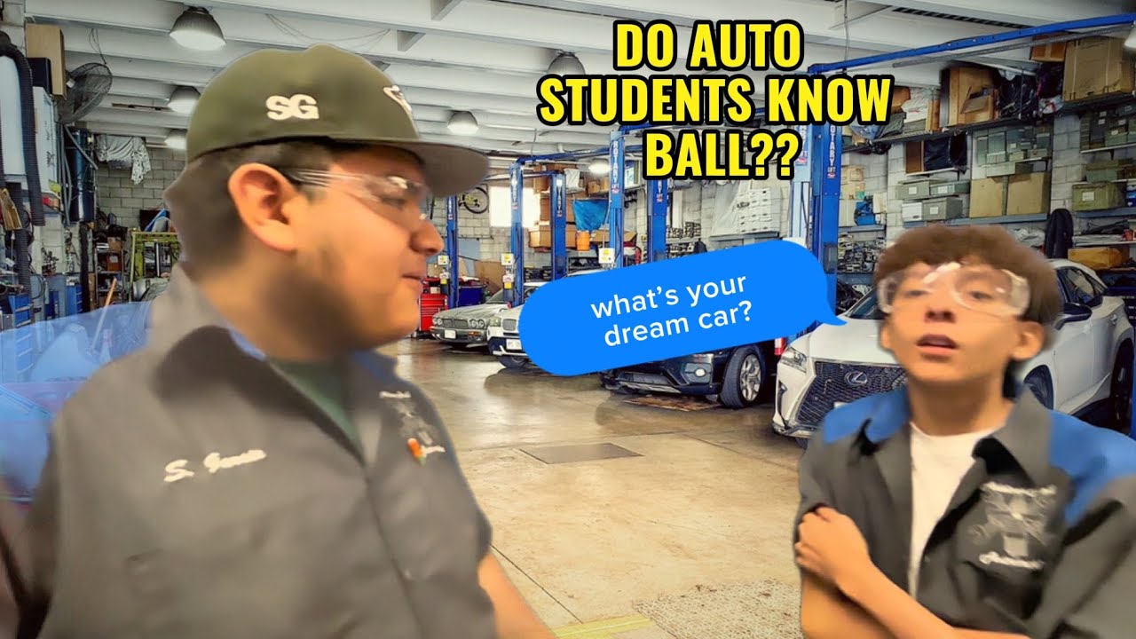 ASKING AUTO STUDENTS THEIR DREAM CARS!!!! 🏎️🔥