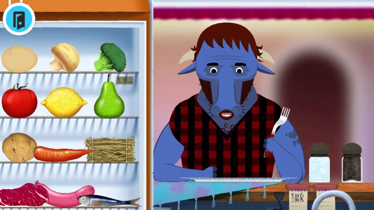 Веселая игра для детей: Готовим еду Toca Kitchen обзор игры
