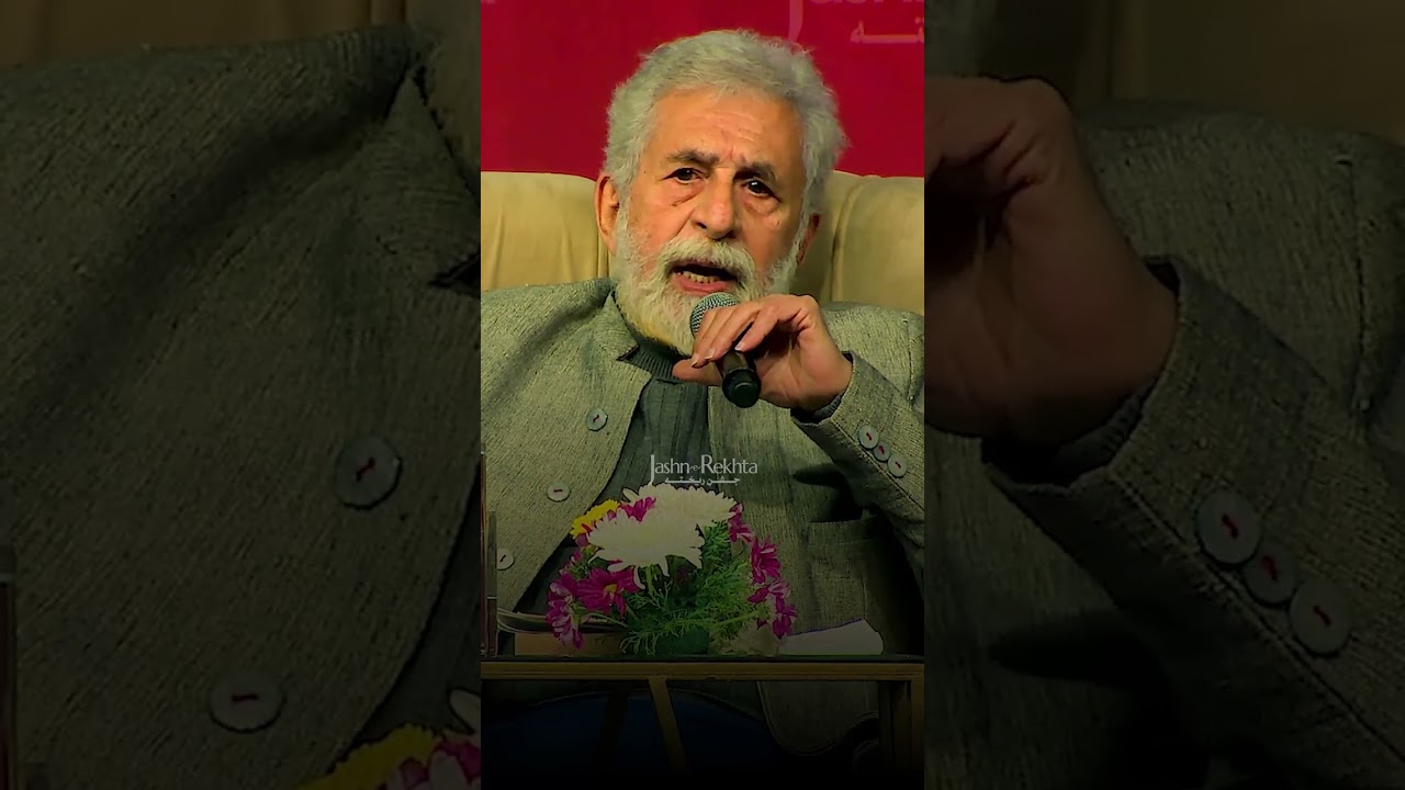 When my own children did not understand this&hellip; Naseeruddin Shah at #jashnerekhta #trendingonshorts