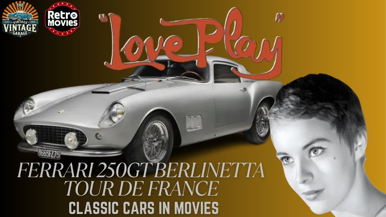 1961 Ferrari 250GT Berlinetta Tour de France | Love Play (1961) | Classic Movie Car Scene