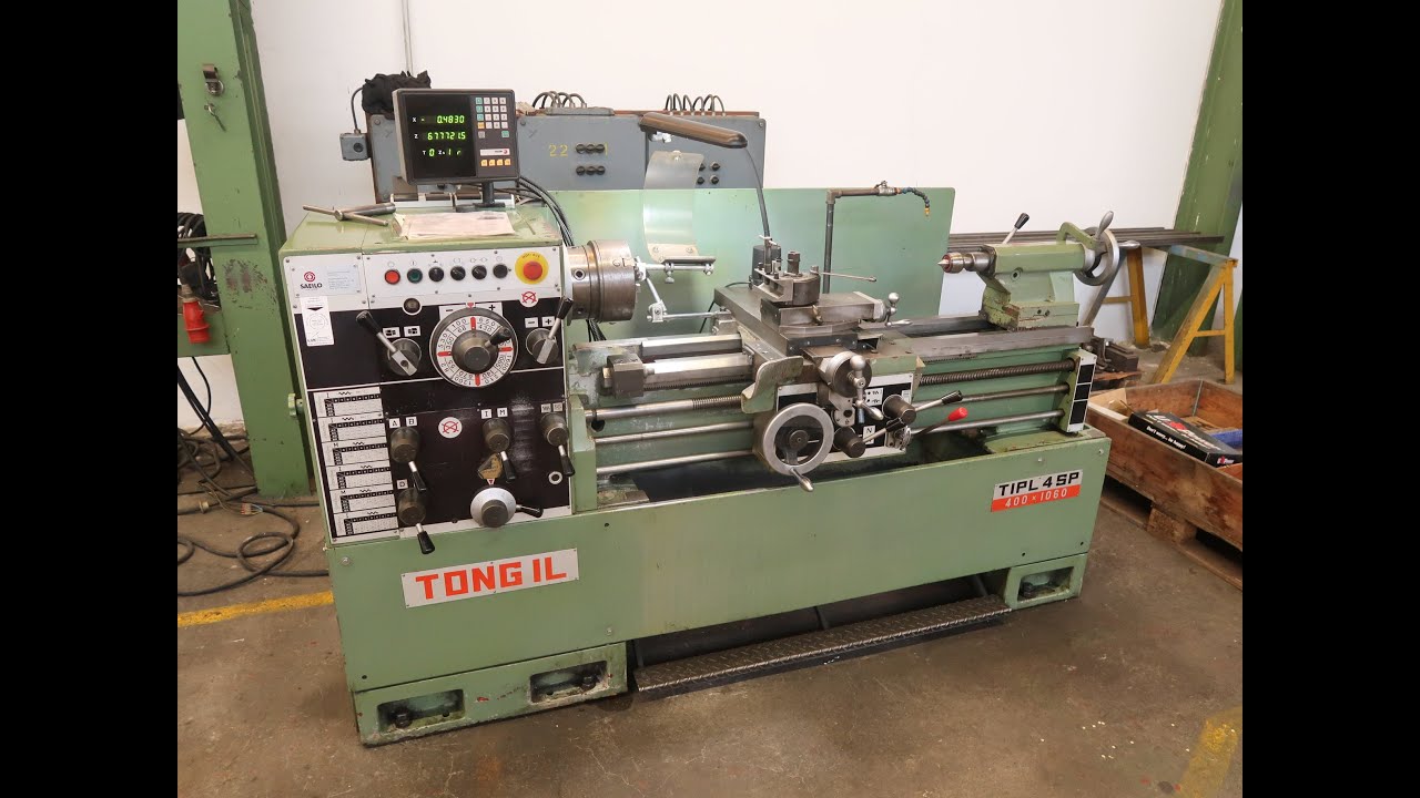 Universal-Drehmaschine  Fabr. Tongil, Mod. Tipl 4 SP x 1060 / 3-A-Digi