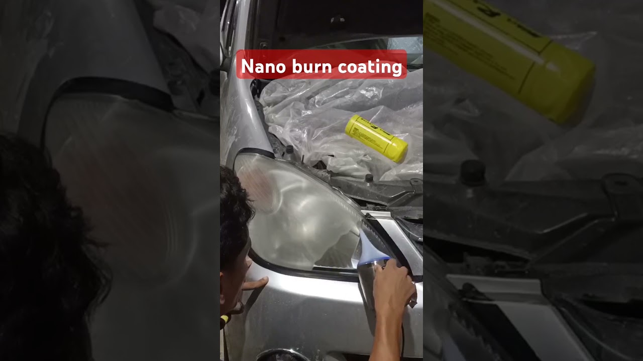 nano burn coating Avanza s #automobile #carrestorationproject #car #mobilbrio #polesheadlamp