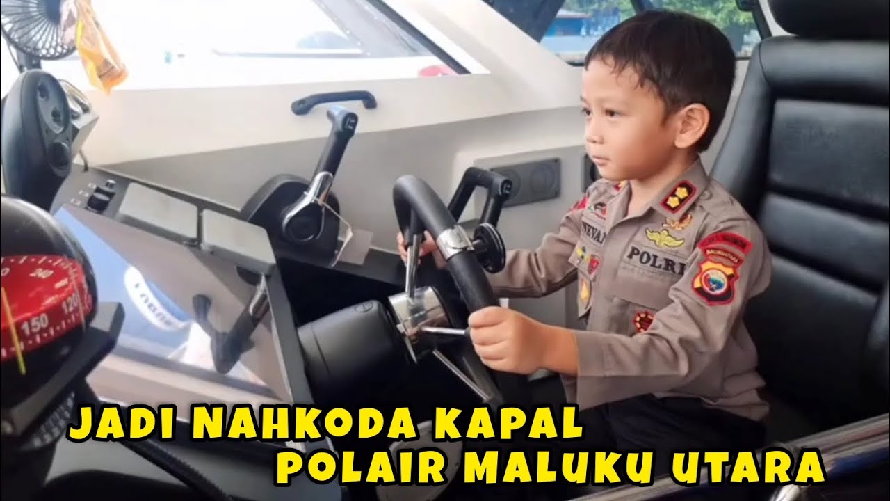NAIK KAPAL POLAIR POLDA MALUKU UTARA. #vloganak #malukuutara #polisicilik