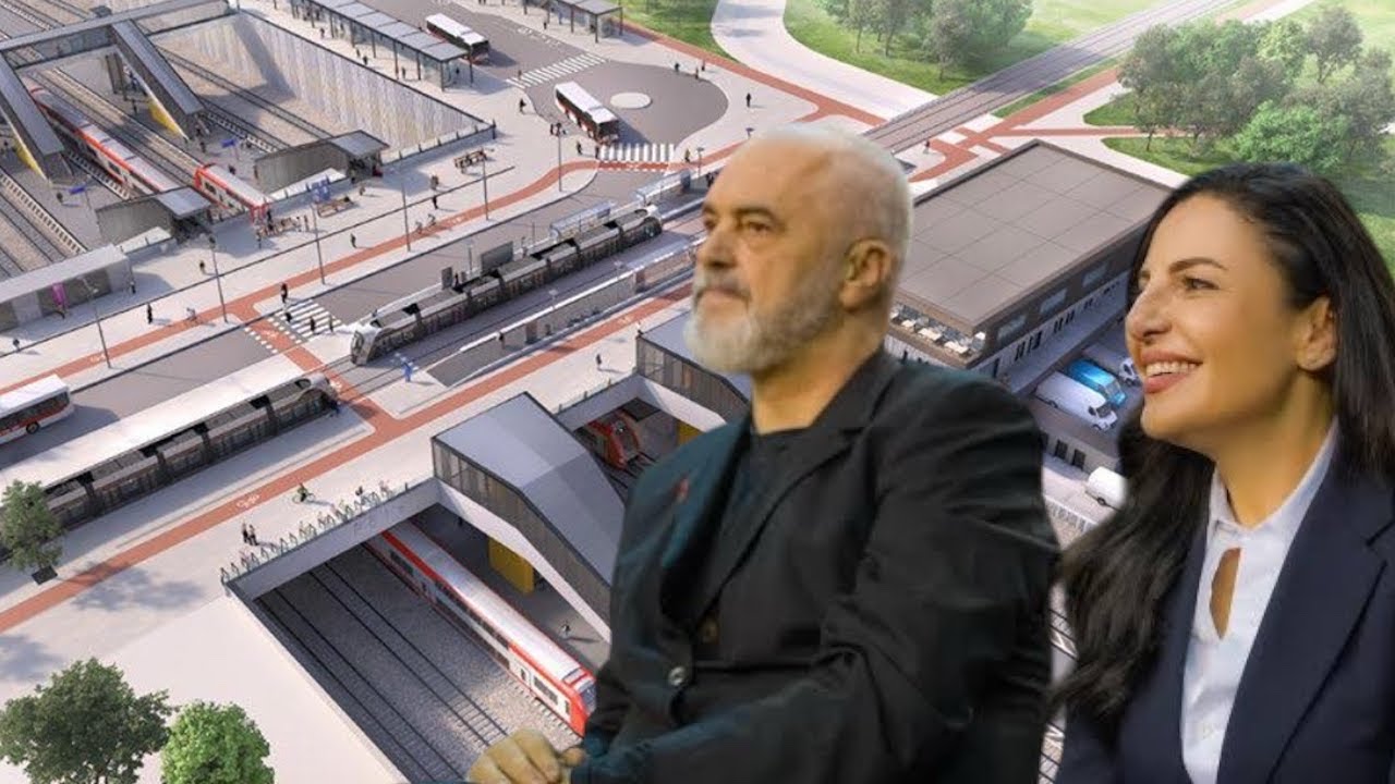 Stacioni i trenit kthehet në Tiranë, kosto totale 1.8 mld lekë, ja si do duket!