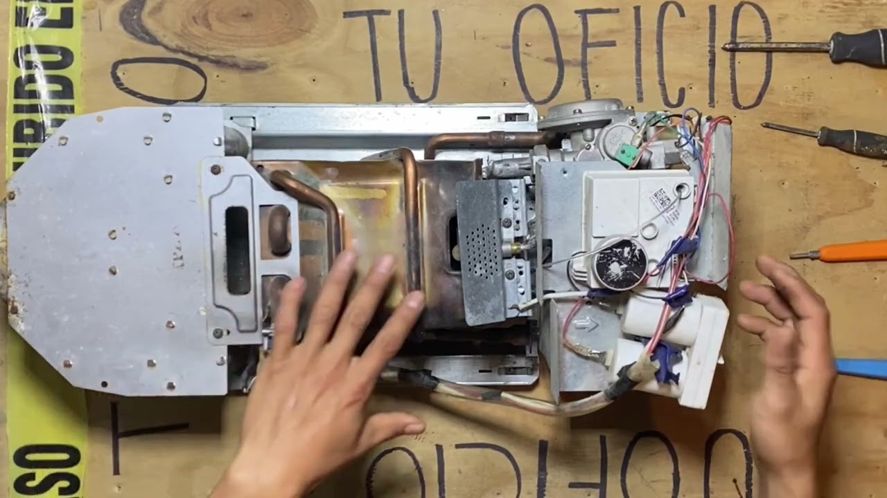Fallas comunes en calentador instantáneo #bricolage #diy #calentador 