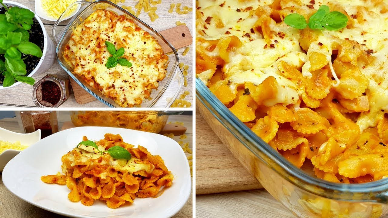 Last Minute Nudelauflauf I One Pot Pasta I Nudeln in Tomaten-Sahne Soße