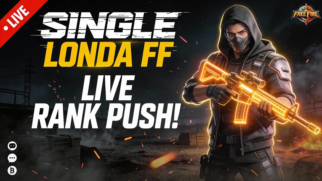 BR Rank Live Free Fire 🔴 Rush Gameplay + Funny Moments 🤣 | Single Londa FF
