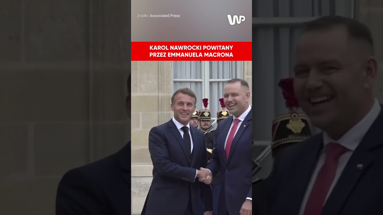 Macron przyjął Nawrockiego w Pałacu Elizejskim. Tematem: rosyjskie drony i wschodnia granica