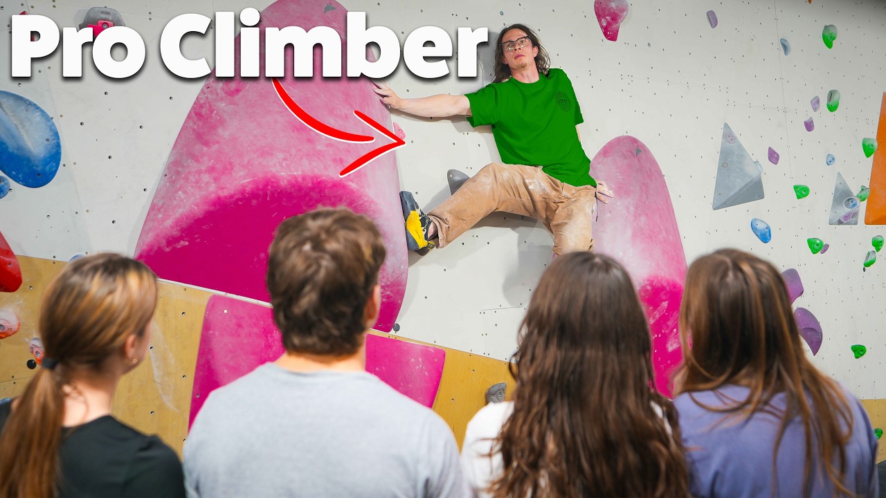 What Happens When a Pro Climber Visits a Local Gym