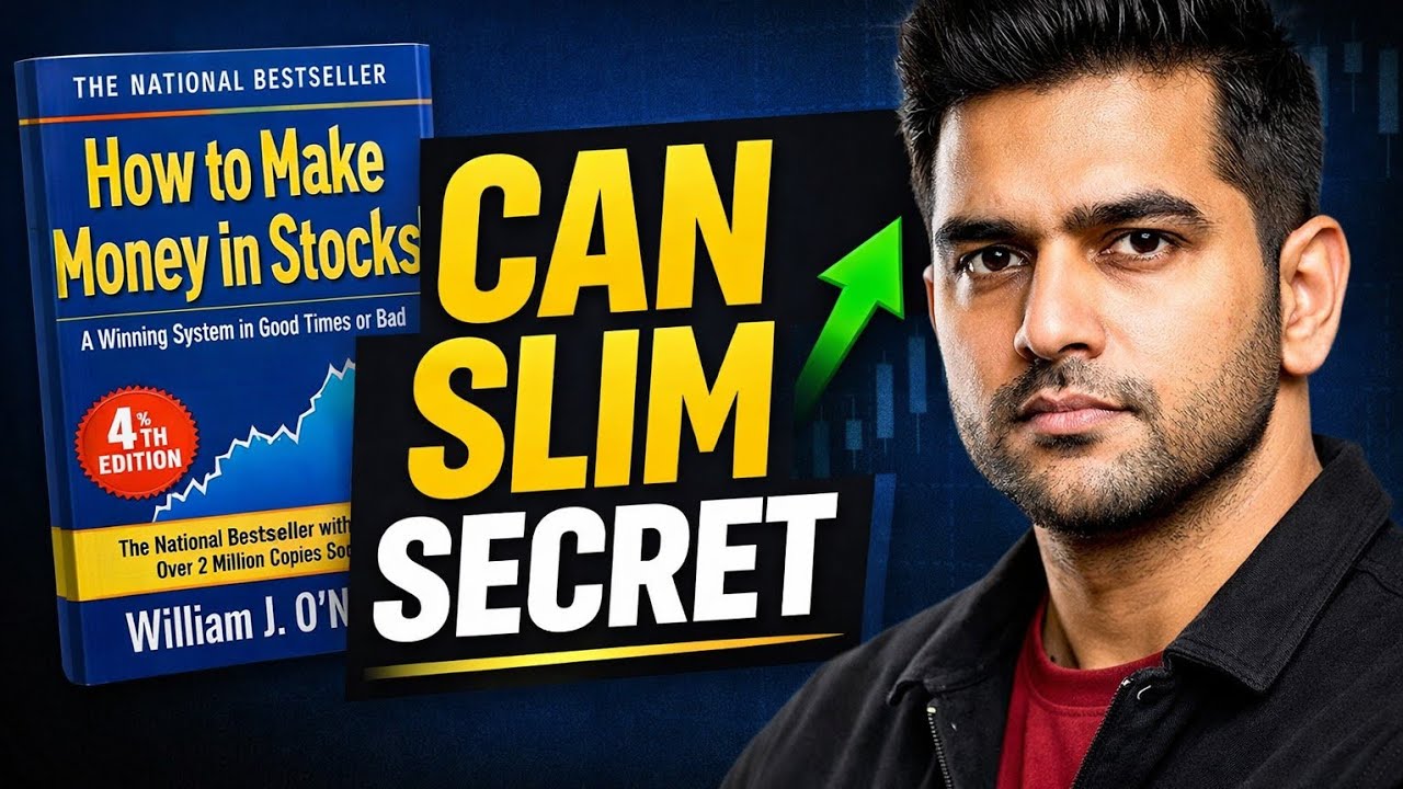 CAN SLIM Strategy Explained 🔥 | How to Make Money in Stocks (Hindi Summary)