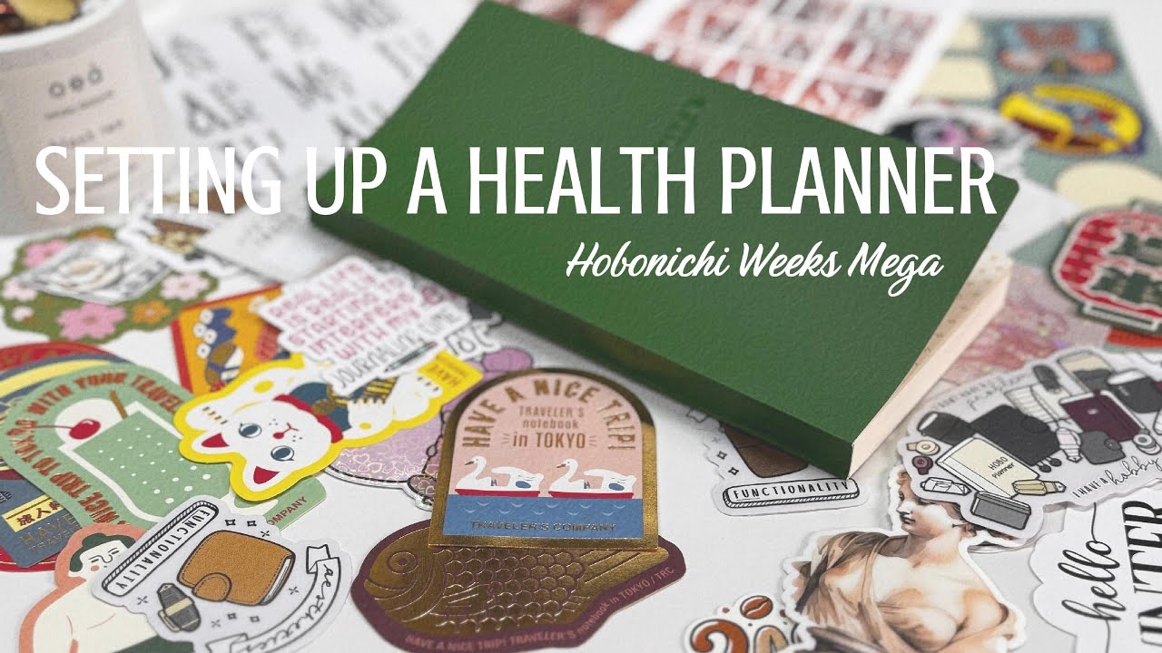 Hobonichi Weeks Mega 2025 Set-Up I Weeks as a Health Planner