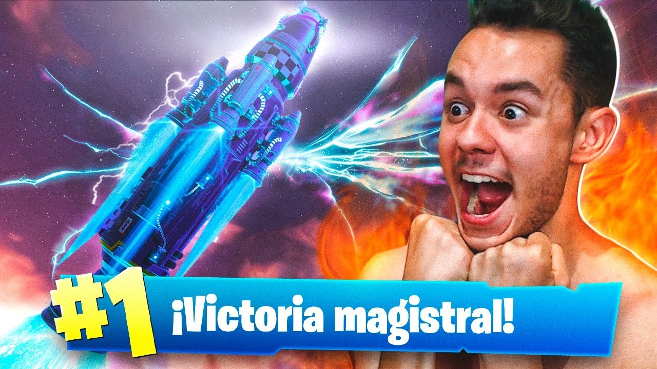 GANANDO con el MISIL DESPEGANDO de Fortnite: Battle Royale - TheGrefg