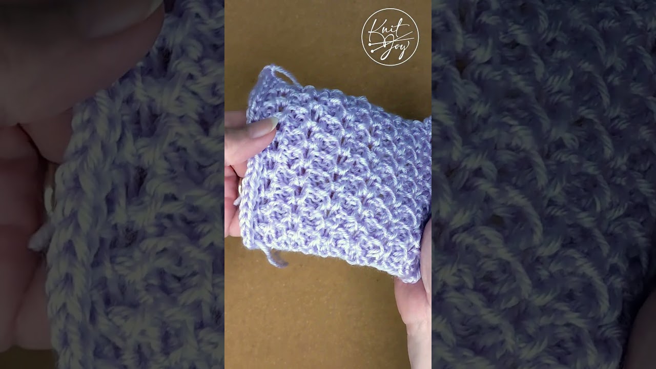 Easy relief knitting pattern 