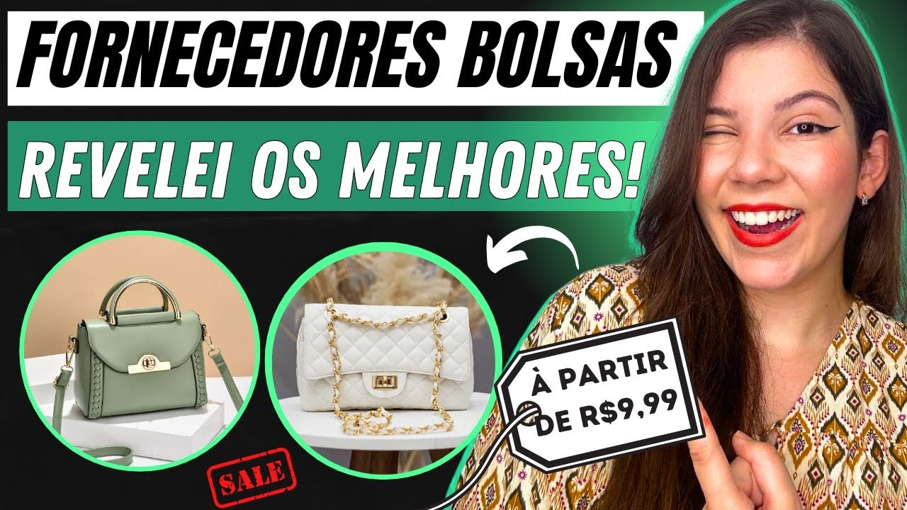 Compre BOLSAS FEMININAS No Atacado MUITO MAIS BARATO Para Revender e Lucre ATÉ 300%!!!