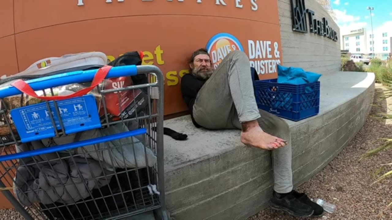 Checking on a Homeless Buddy ... Everybody is Worried about Chris, except Chris