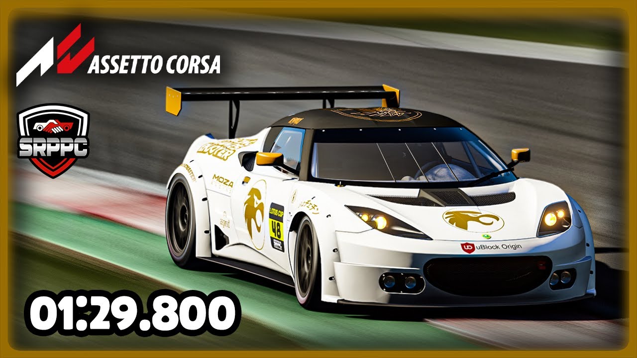 Assetto Corsa (PC) Lotus Evora GX Hotlap at Donington Park