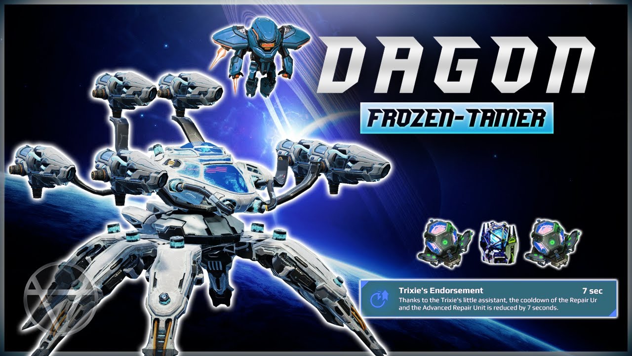 [WR] 🔥 Frozen Tamer DAGON w/ Pascal – Mk3 Gameplay | War Robots