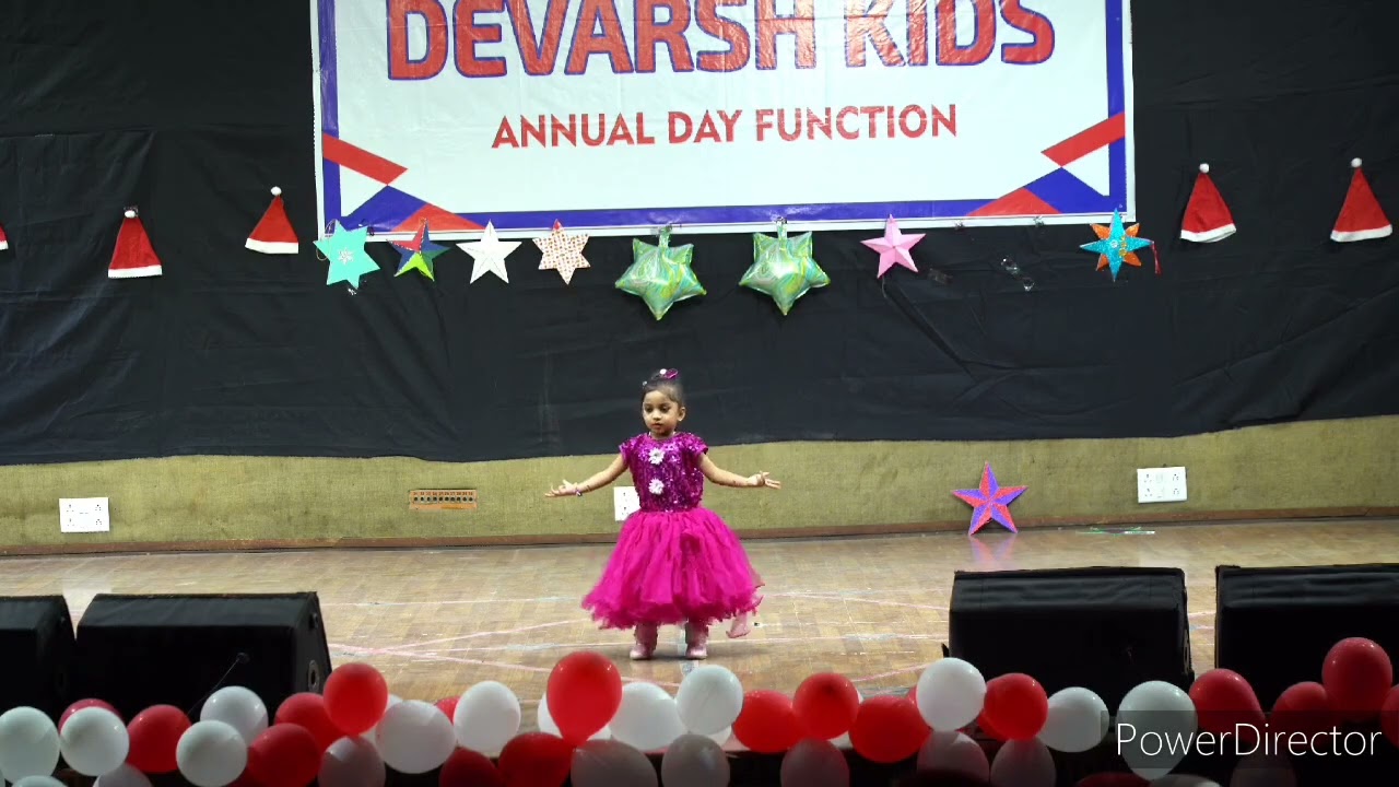 SOLO dance performance by Nursery  in Annual Function 2022