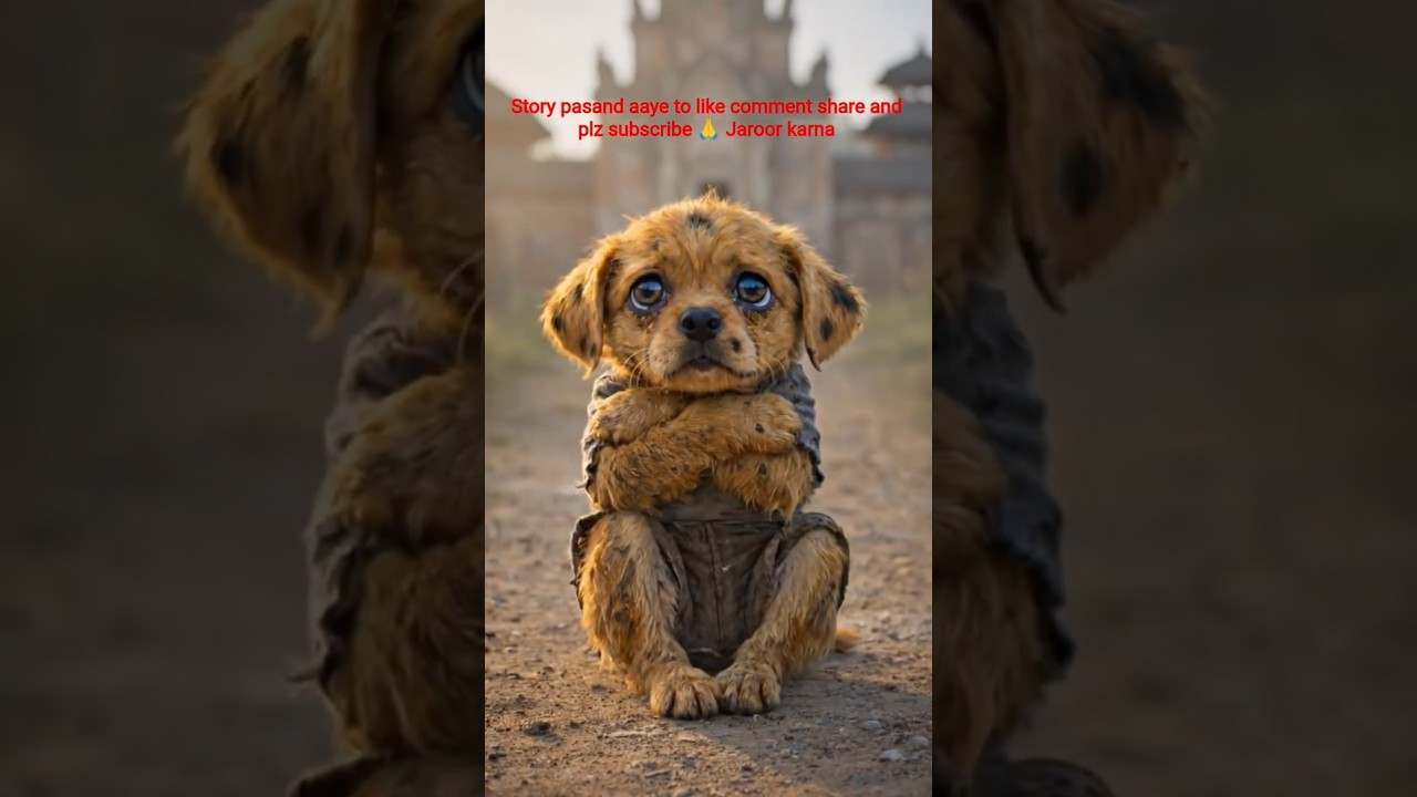 Chota garib Puppy 🐕or Bandar🐒 Ka Dil Pighal Gaya 😢