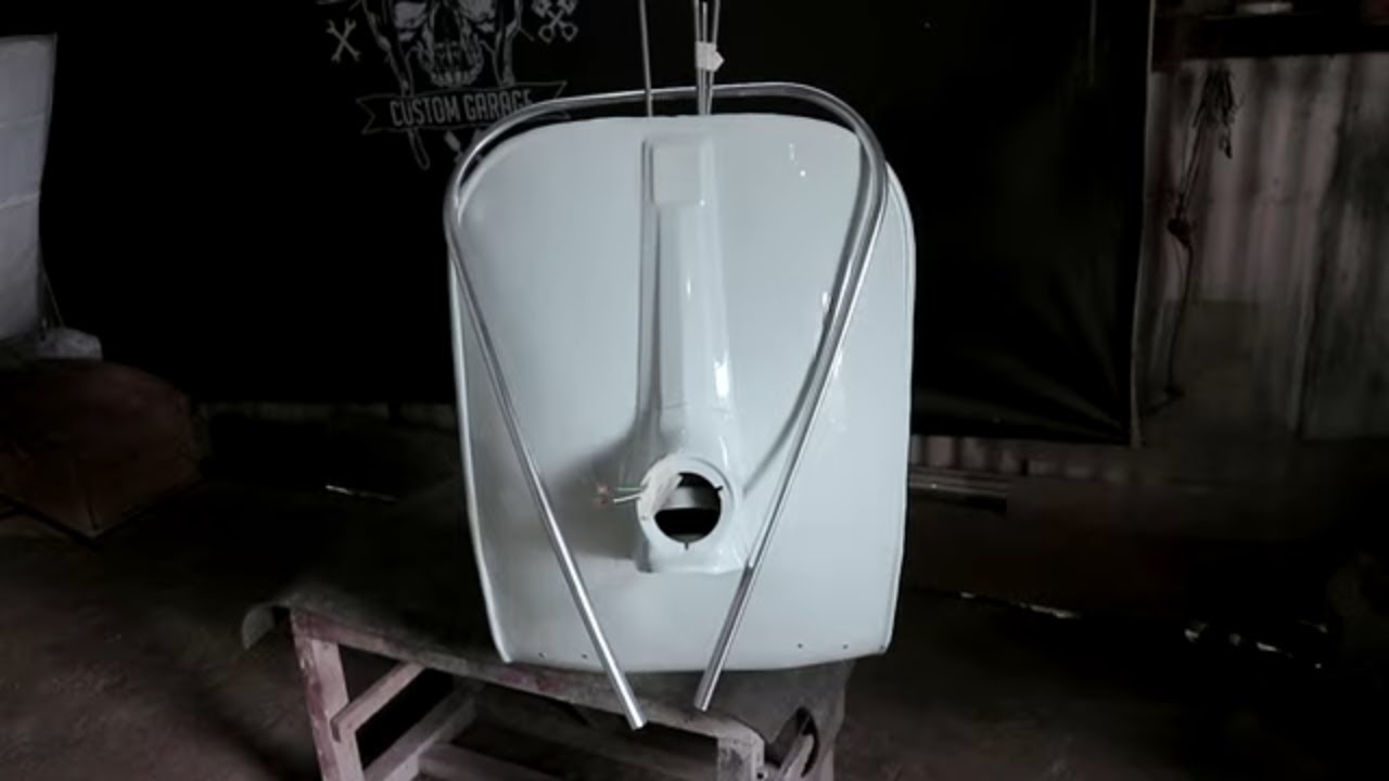 Vespa Assembling and Installing Guide Part 2 | Leg Shield and Headstock