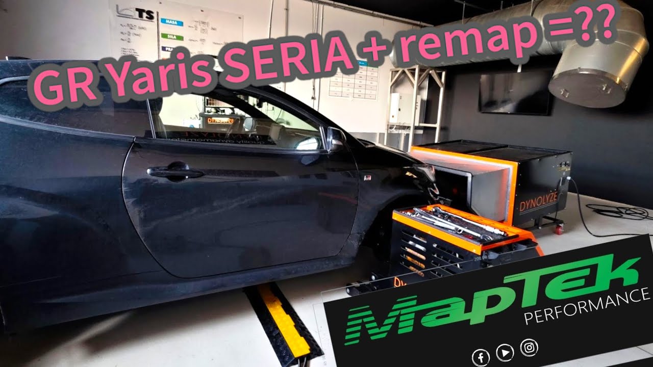 Toyota GR YARIS - Seria. Ile  mocy daje sam Remap?