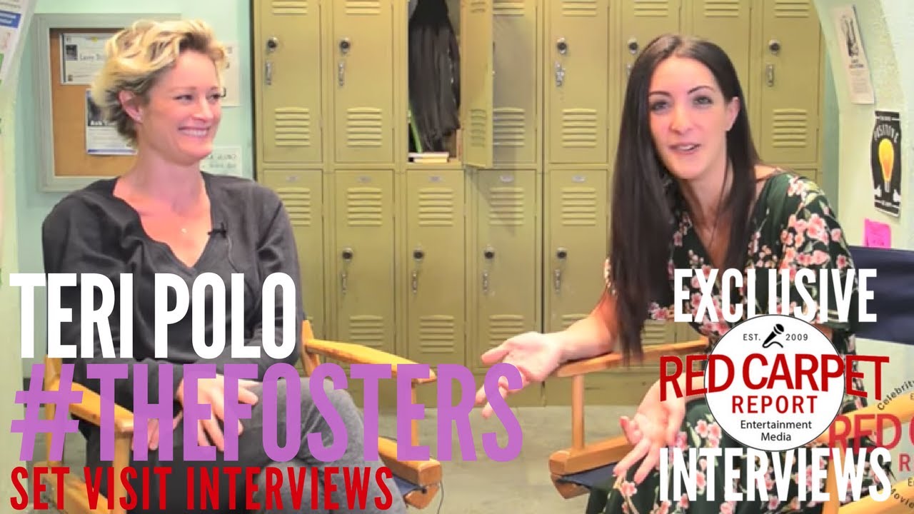 Teri Polo interviewed on the set of Freeform's 
