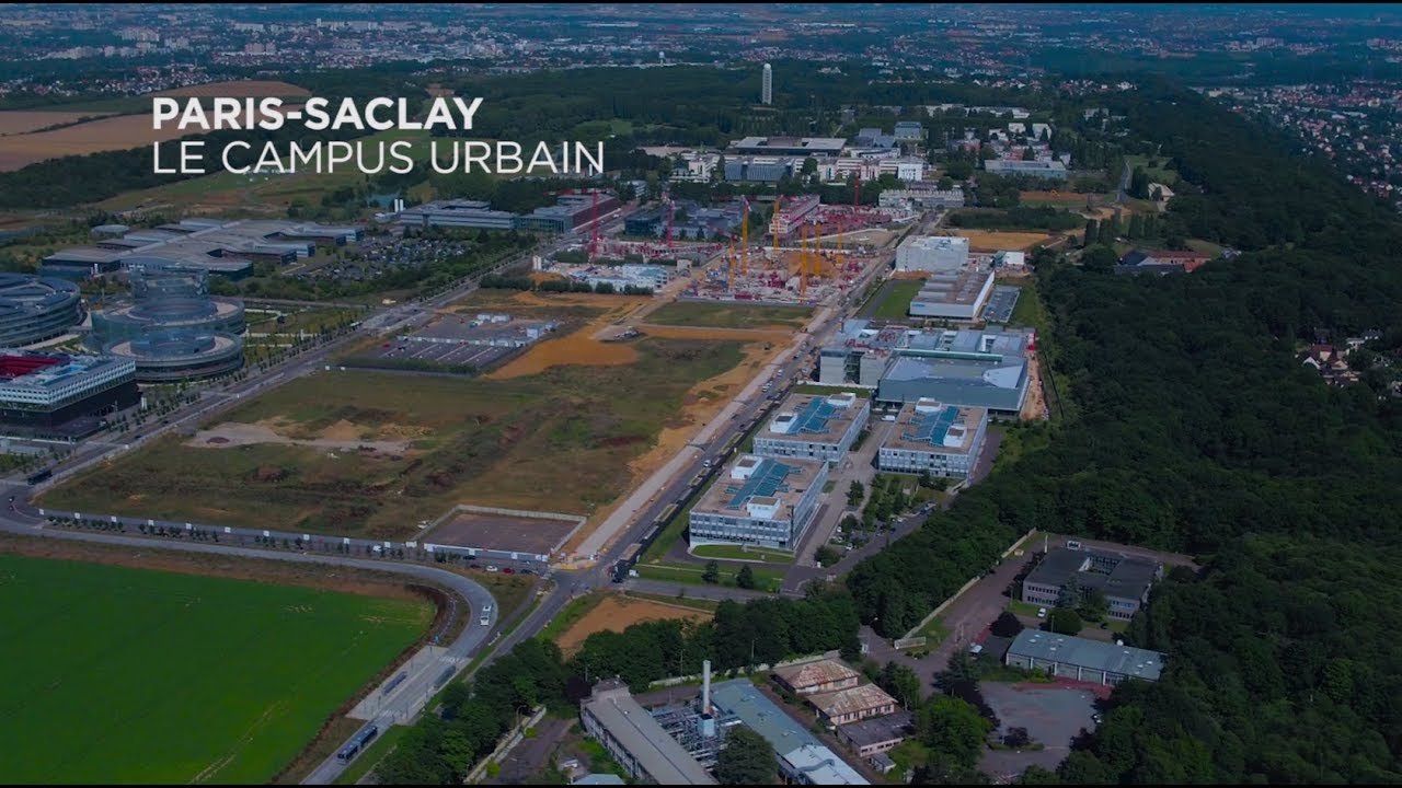 Le campus urbain de Paris-Saclay vu par drone