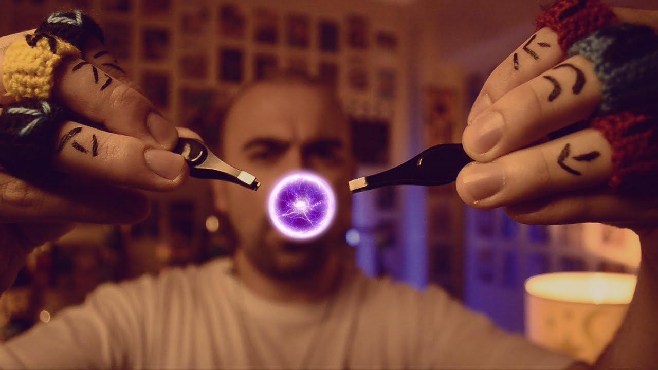 ASMR Очищение от негативной энергии пинцетом для поднятия настроения ACMP
