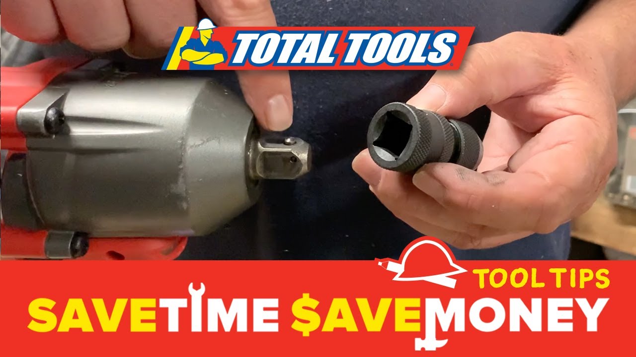 Milwaukee 1/2-Drive Socket to 1/4-Hex Quick Change Adaptor - Shockwave