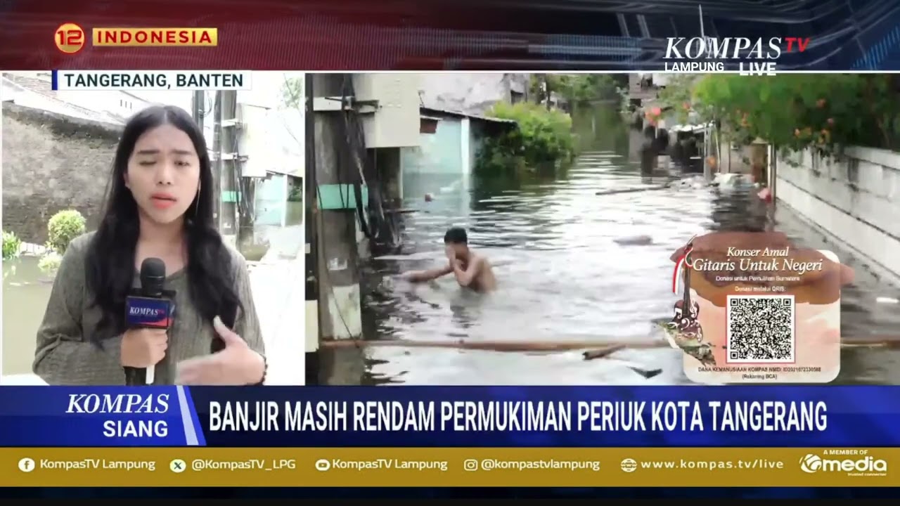 Terbaru! Banjir Masih Rendam Permukiman Periuk Kota Tangerang