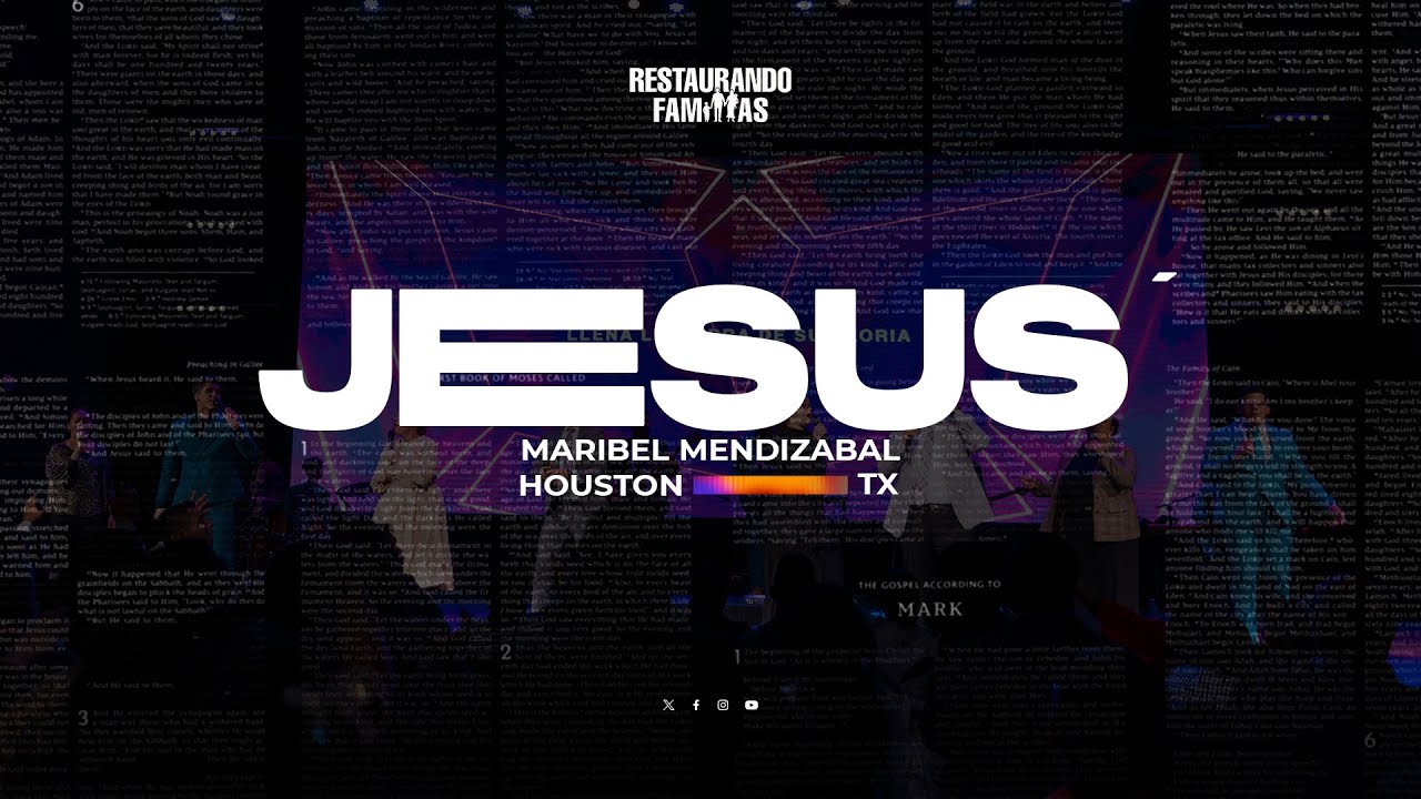 Jesus // Maribel Mendizabal // Restaurando Familias 2023