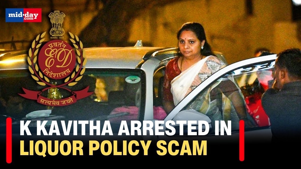Delhi Liquor Policy Scam: BRS leader K Kavitha arrested after raids at the residence