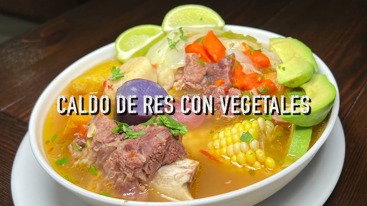 Caldo de Res con Vegetales | Cocina Con Fujita