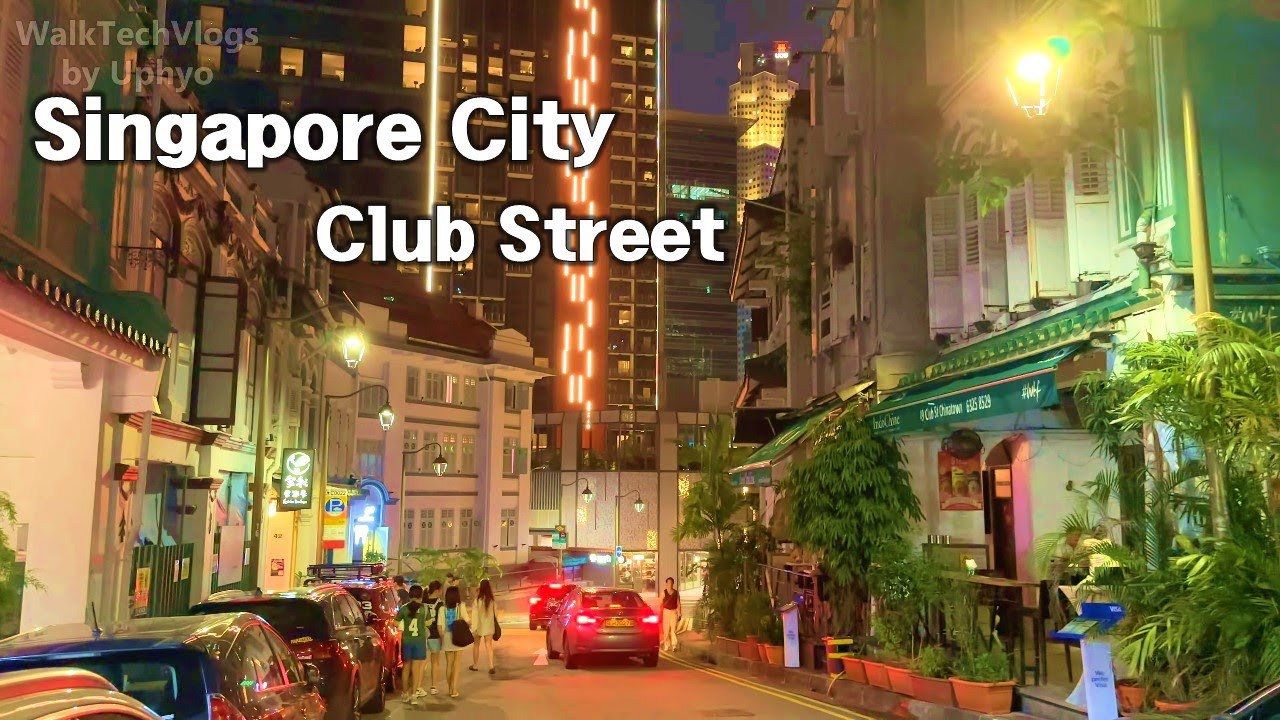 Walking to Club Street, Chinatown | Singapore City Nightlife