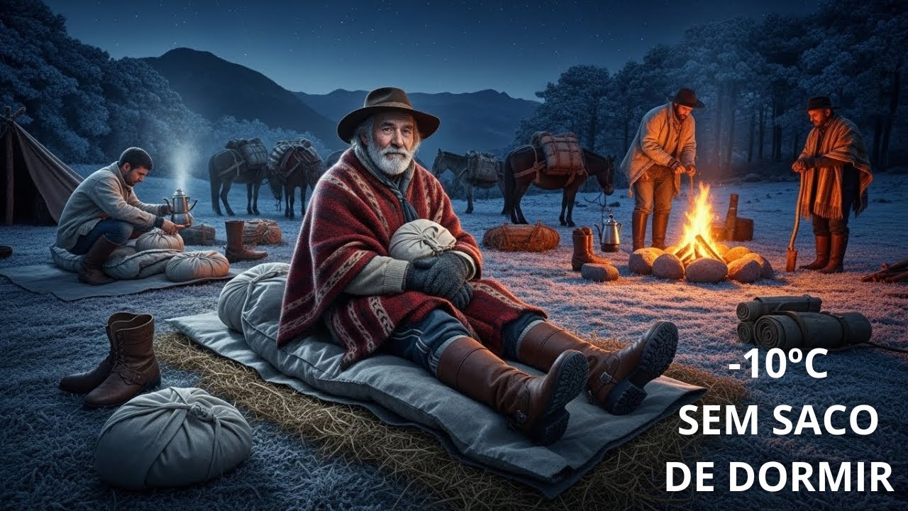 Como Tropeiros Dormiam em -10 Graus Sem Equipamento (Técnica de 200 Anos)