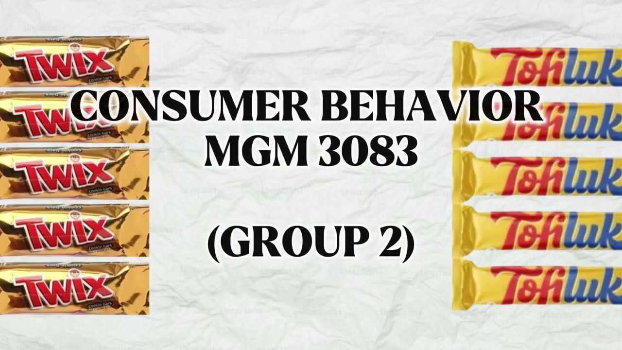 MGM3083 (CONSUMER BEHAVIOR) - CONSUMER PERCEPTION: BLIND PRODUCT TEST