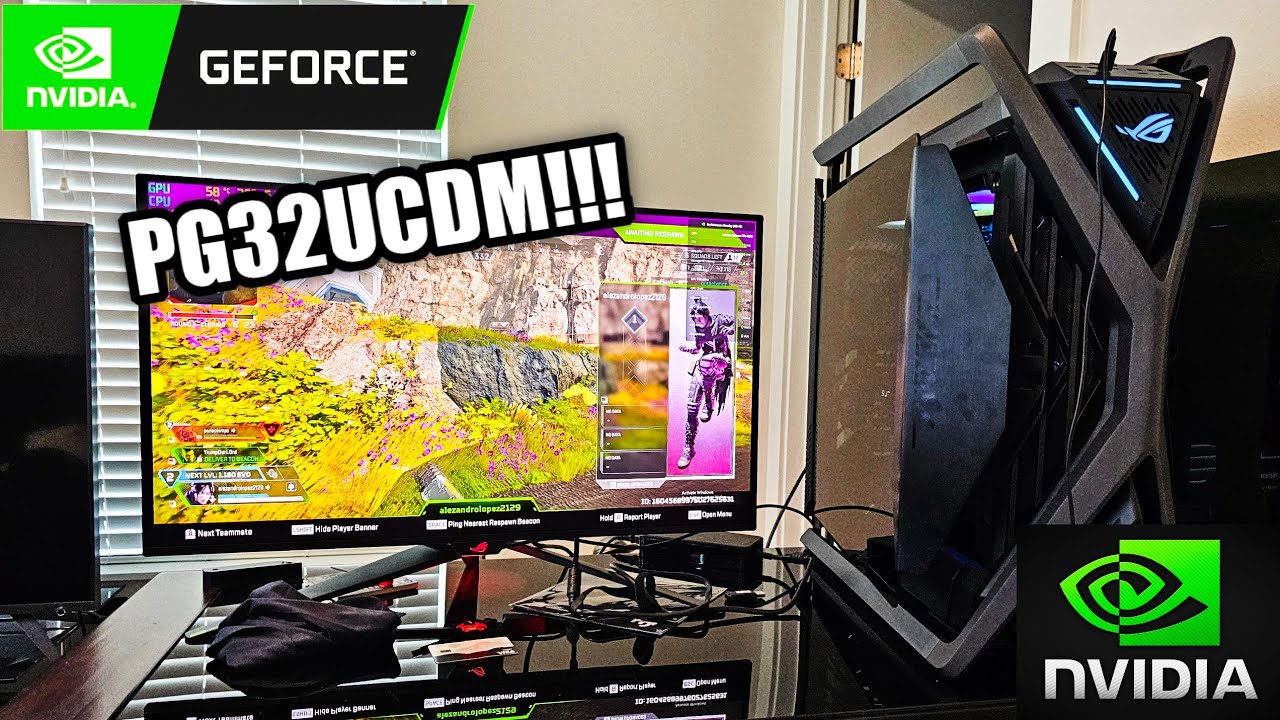 ASUS ROG SWIFT PG32UCDM | APEX LEGENDS | 4K ULTRA SETTINGS | RTX 4090 + 14900K