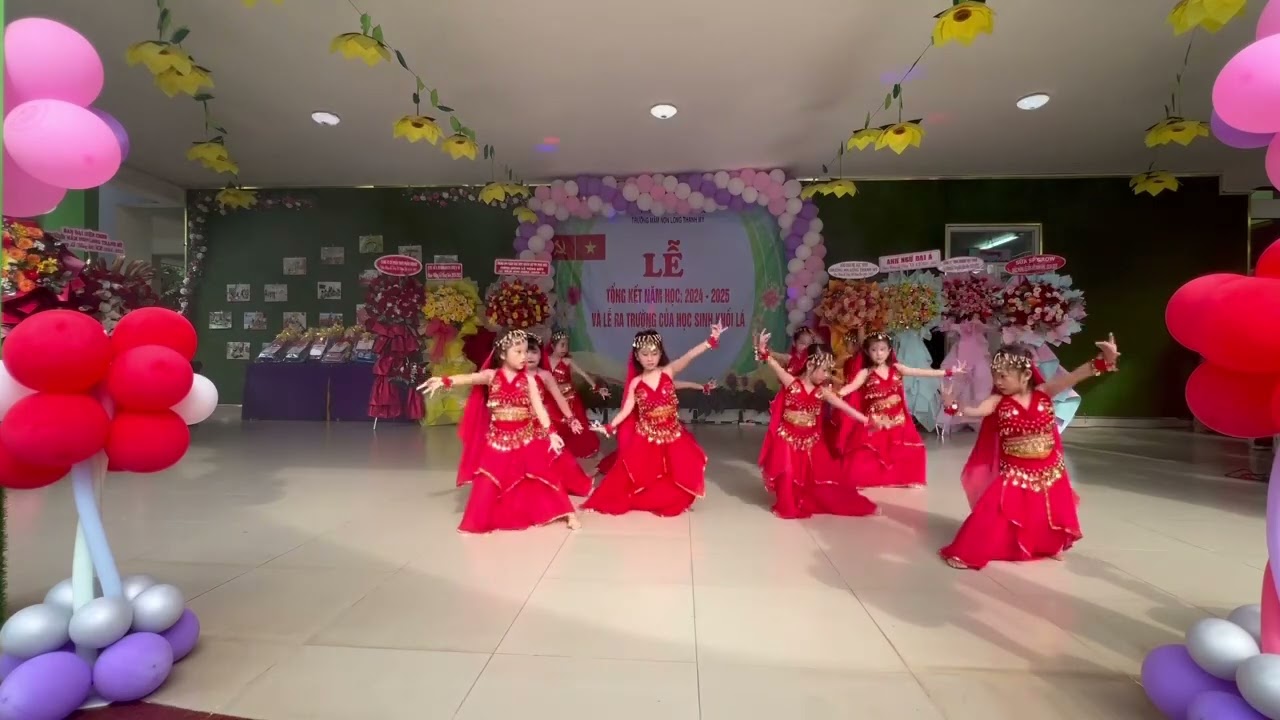 Múa Ấn Độ mn Long Thạnh Mỹ