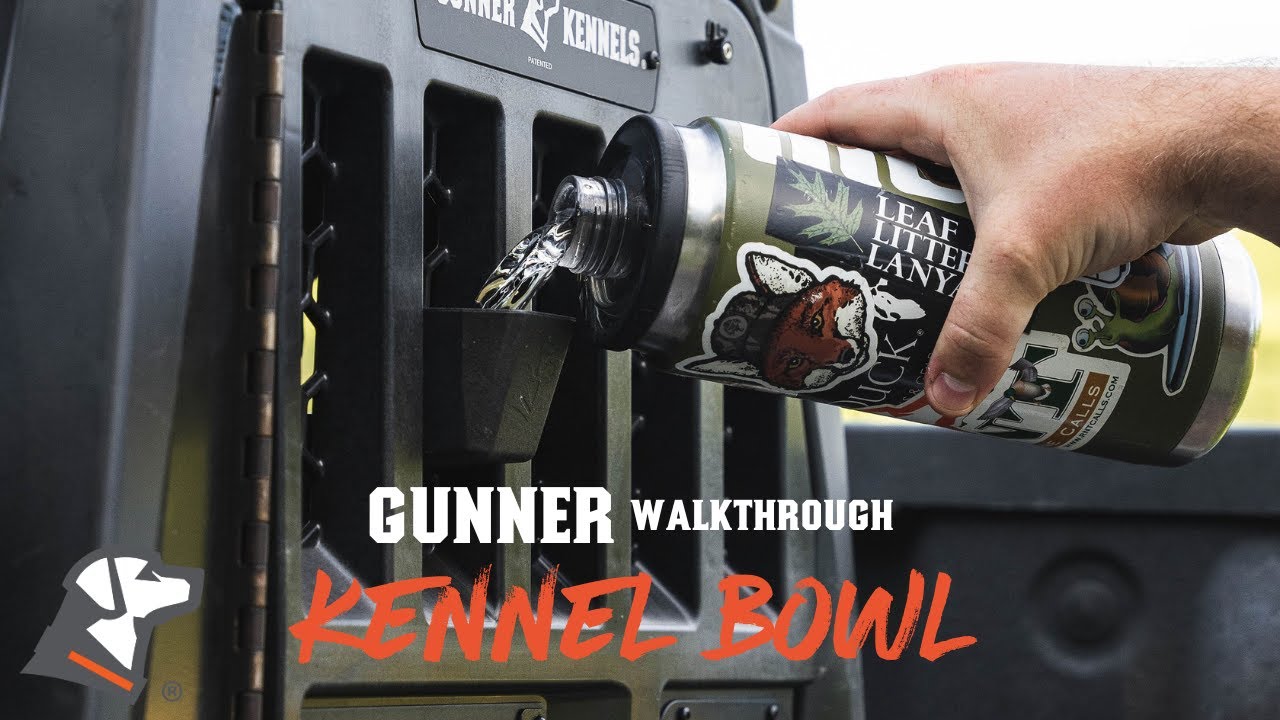 GUNNER Kennel Bowl – Durable, Safe, and Easy to Use for Dogs on the Go