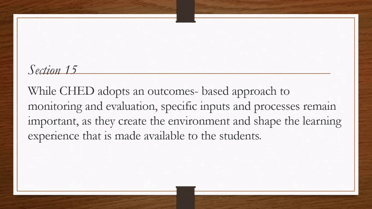 Policy Standards to Enhance Quality Assurance in Philippine Higher Education