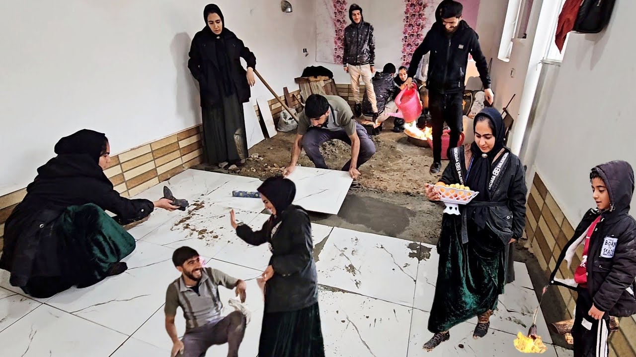 An Amazing Day in Nomadic Life: Effort and Collaboration in Rebuilding a Dream Home