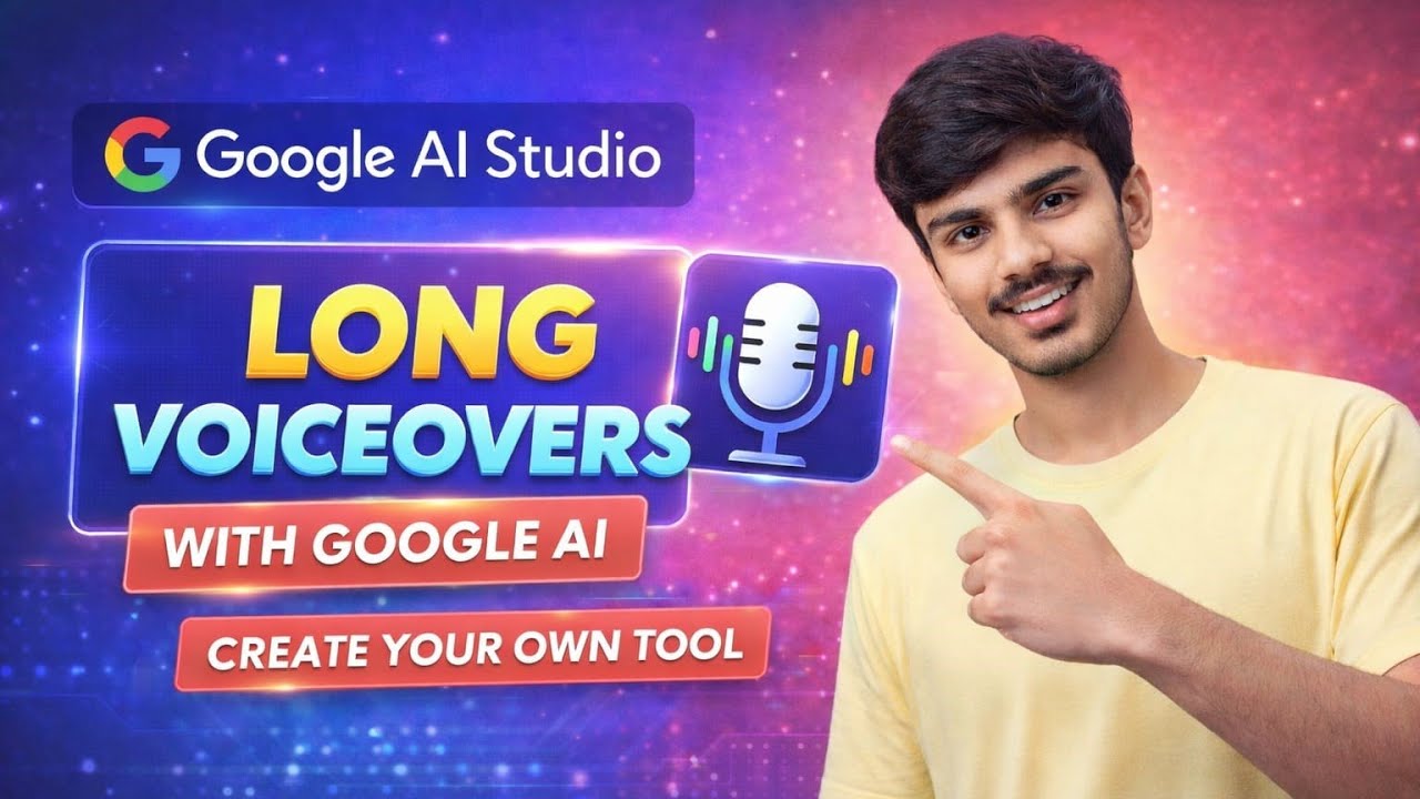 Build Your Own Long Voice-Over Generator Tool with Google AI Studio