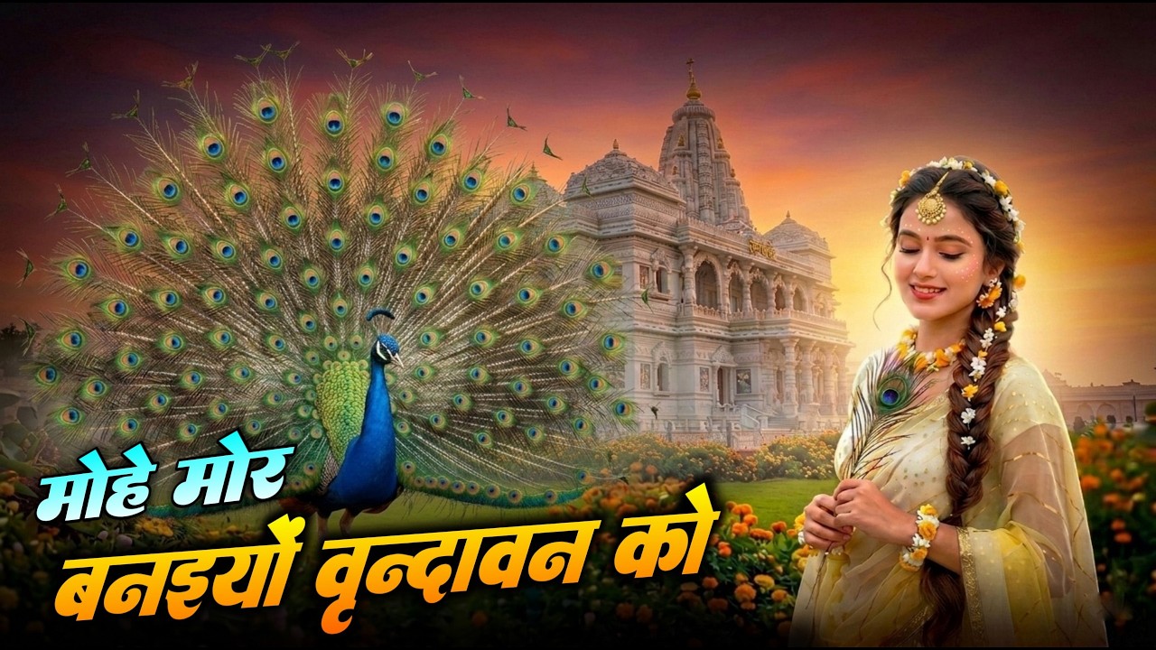 मोहे मोर बनइय्यो राधा | Mohe Mor Banaiyo Radha Apne Vrindavan Ko | Peaceful Radha Krishna Bhajan