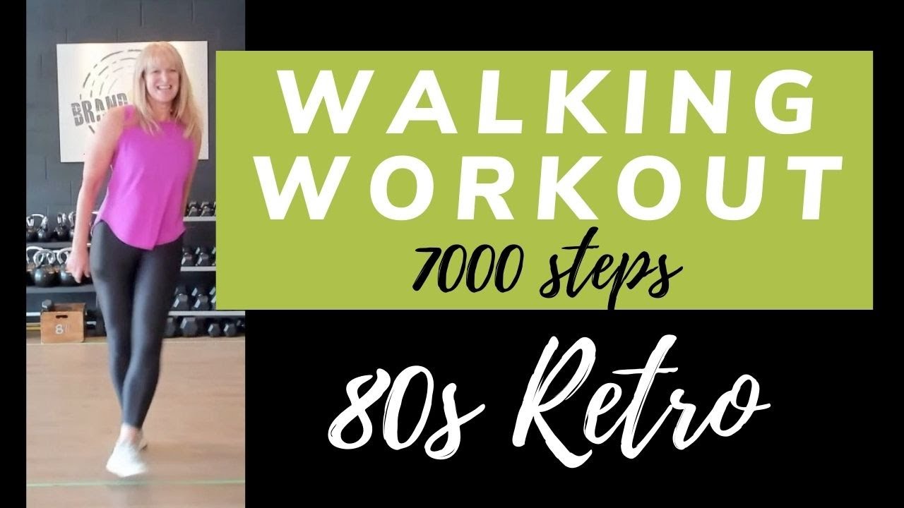80s Retro Walk | 7000 Steps in 50 minutes | 80's Workout at Home | Fitness over 50