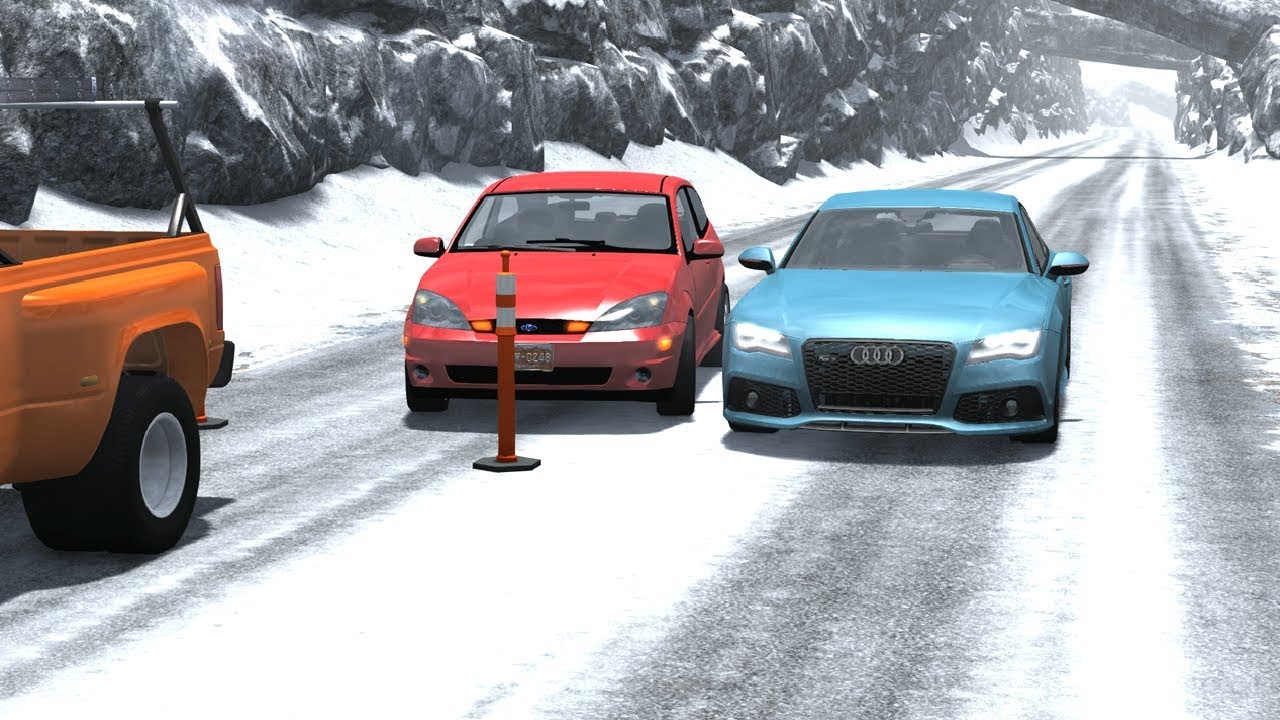 Traffic Crashes & Street Racing 1 - BeamNG Drive